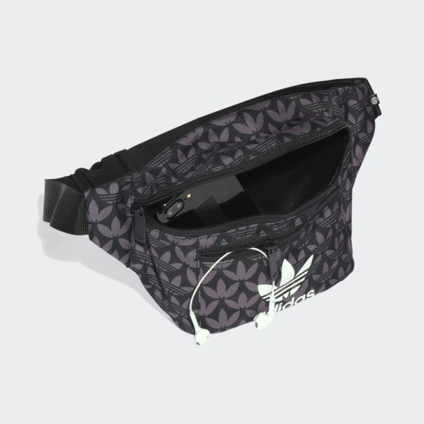 Sac Banane Monogramme Noir Adidas