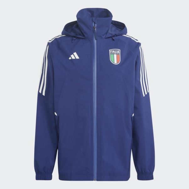 Veste De Pluie Italy Condivo 23 Bleu Foncé Adidas