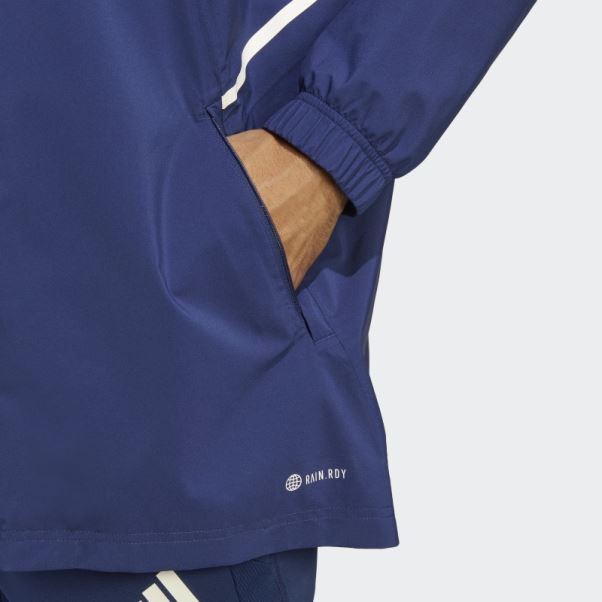 Veste De Pluie Italy Condivo 23 Bleu Foncé Adidas