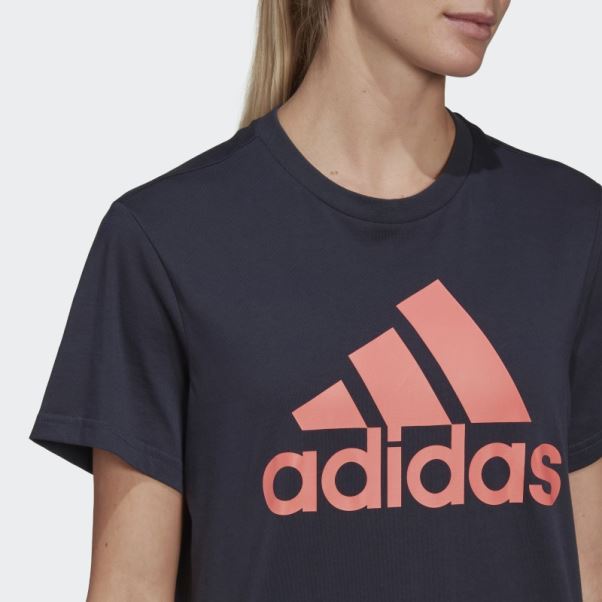 T-shirt Boyfriend Logo Adidas Ink Essentials
