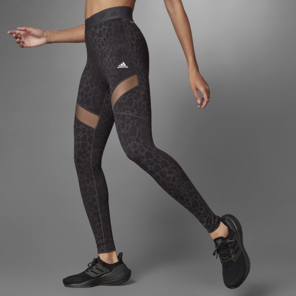 Collants Longs Taille Haute Adidas Hyperglam Multicolores