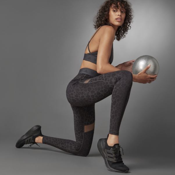 Collants Longs Taille Haute Adidas Hyperglam Multicolores