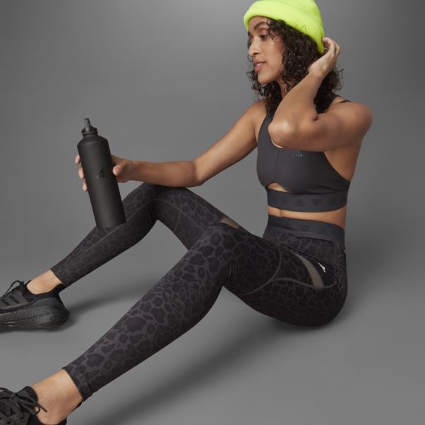 Collants Longs Taille Haute Adidas Hyperglam Multicolores