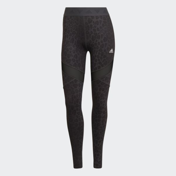 Collants Longs Taille Haute Adidas Hyperglam Multicolores