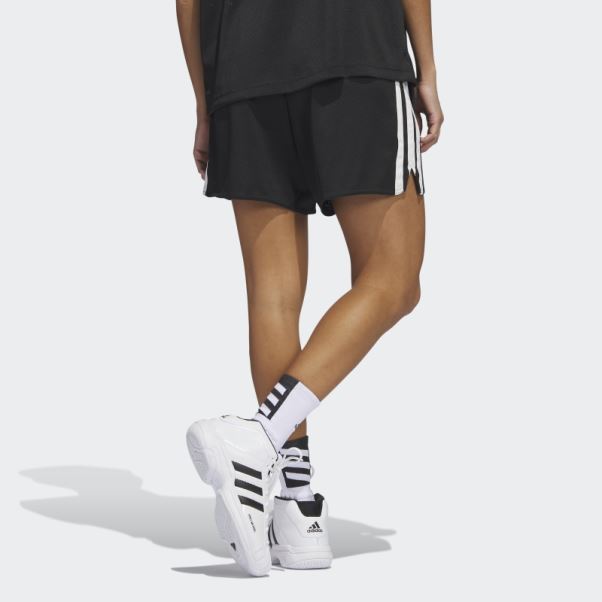Short De Basket Adidas Select 3 Bandes Noir