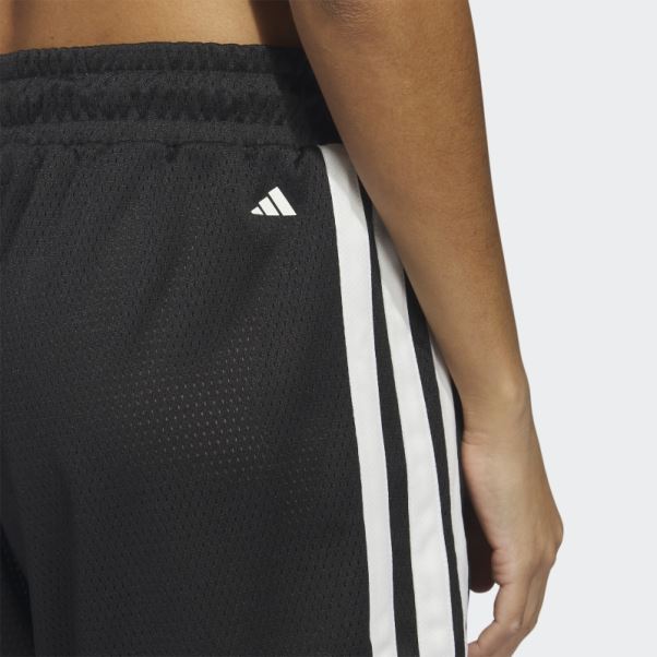 Short De Basket Adidas Select 3 Bandes Noir