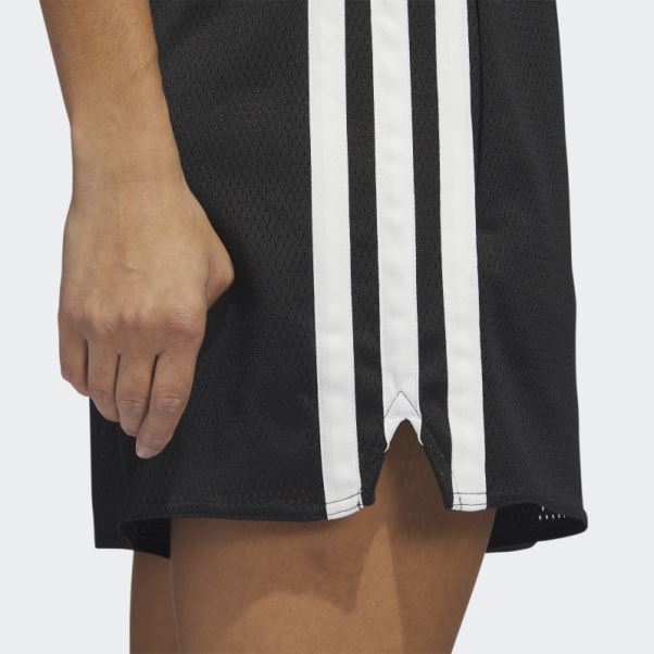 Short De Basket Adidas Select 3 Bandes Noir