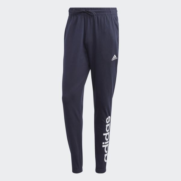 Encre Adidas Essentials Pantalon De Jogging Fuselé En Jersey élastiqué Avec Logo