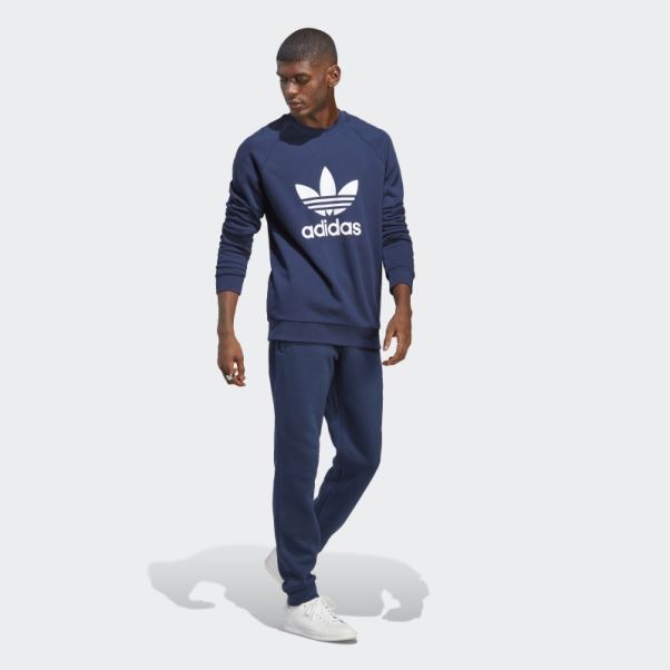 Sweat Adidas Adicolor Classics Trefoil Crewneck Night Indigo