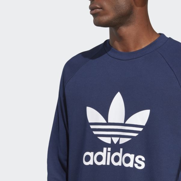 Sweat Adidas Adicolor Classics Trefoil Crewneck Night Indigo