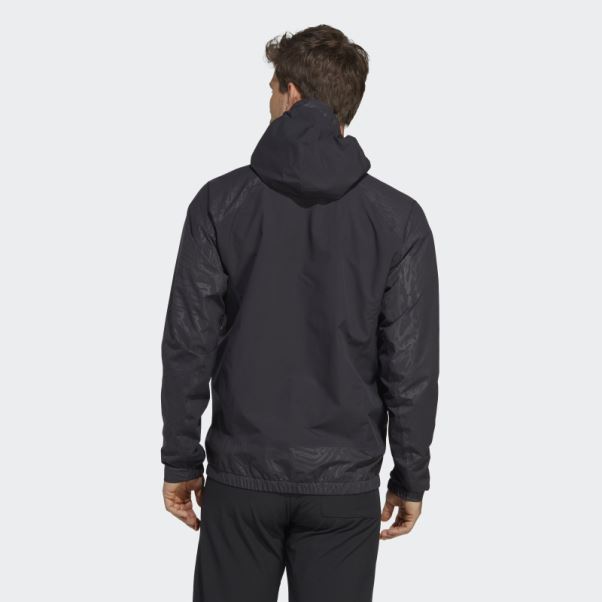 Veste De Pluie 2,5 Couches Adidas Terrex Utilitas Rain.rdy Noir