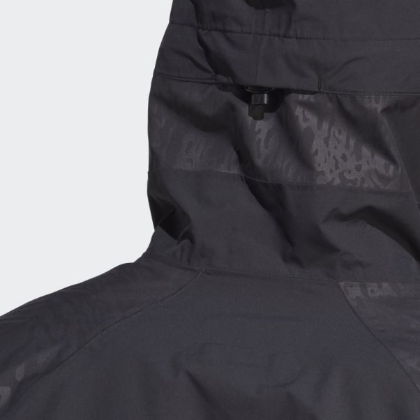 Veste De Pluie 2,5 Couches Adidas Terrex Utilitas Rain.rdy Noir