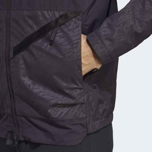 Veste De Pluie 2,5 Couches Adidas Terrex Utilitas Rain.rdy Noir