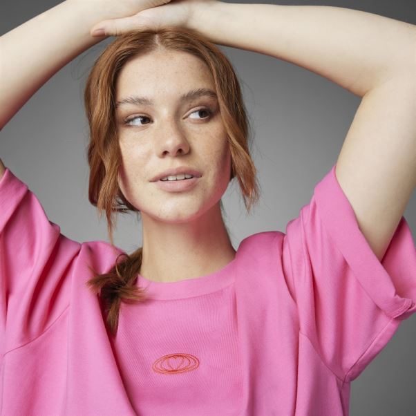 T-shirt Saint Valentin Magenta Adidas