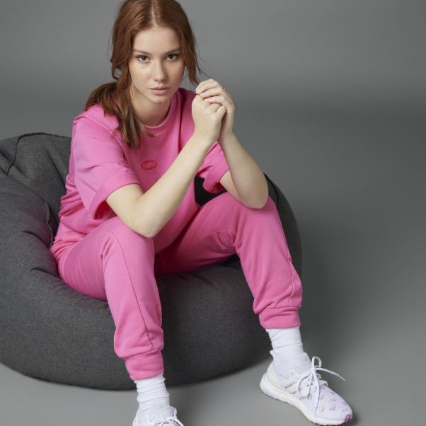 T-shirt Saint Valentin Magenta Adidas