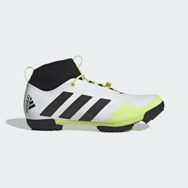 Les Chaussures De Vélo De Gravier Adidas Blanc