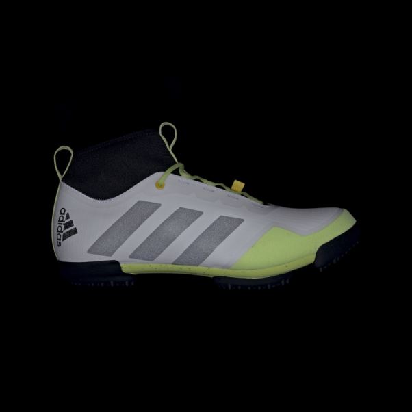 Les Chaussures De Vélo De Gravier Adidas Blanc