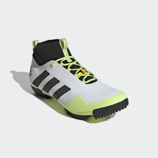 Les Chaussures De Vélo De Gravier Adidas Blanc
