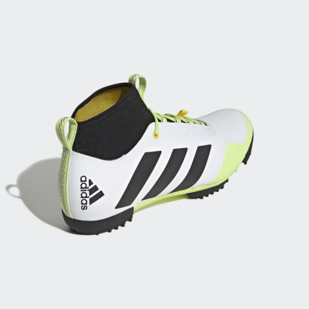 Les Chaussures De Vélo De Gravier Adidas Blanc