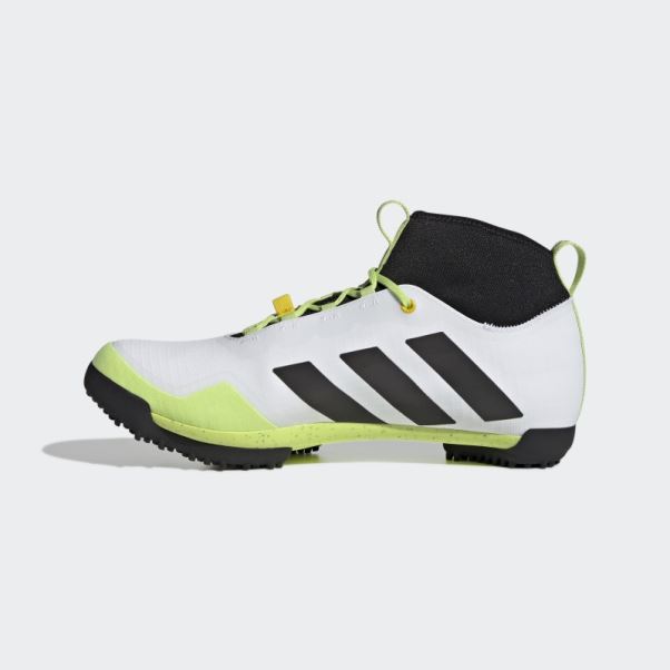 Les Chaussures De Vélo De Gravier Adidas Blanc