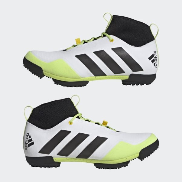 Les Chaussures De Vélo De Gravier Adidas Blanc