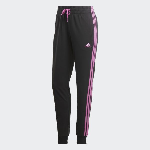 Pantalon 3 Bandes Essentials Noir Adidas