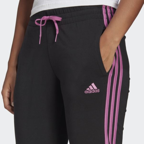Pantalon 3 Bandes Essentials Noir Adidas