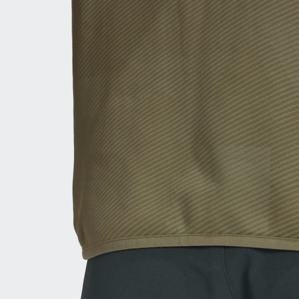 Veste Polaire à Capuche Adidas Terrex Zupahike Olive