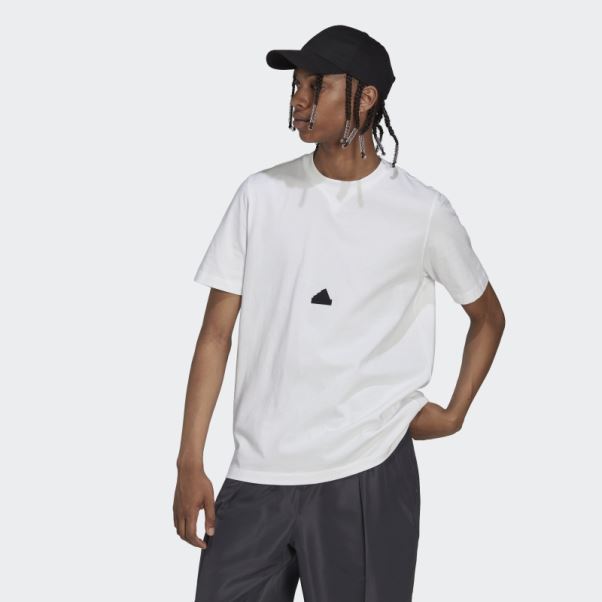 T-shirt Classique Adidas Blanc