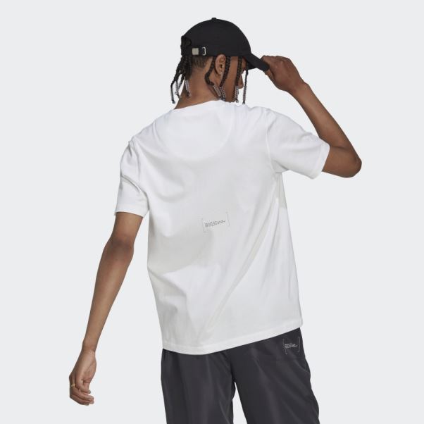 T-shirt Classique Adidas Blanc