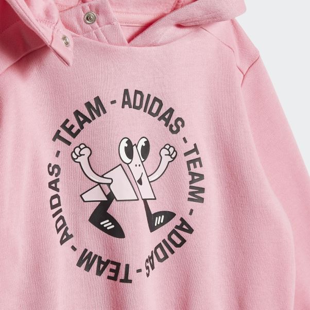 Ensemble De Jogging En Molleton Surdimensionné Adidas Team Rose (non Genré) Mode