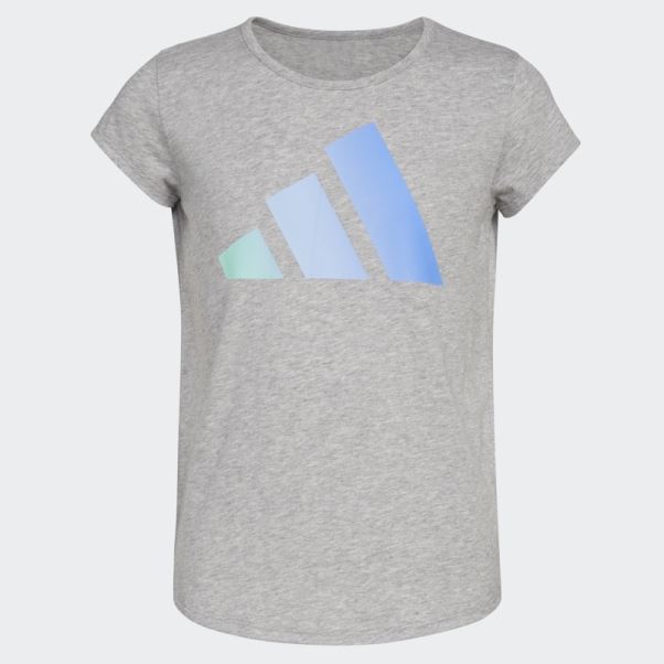 Tee Shirt Ss Essential Htr Adidas Gris Chiné