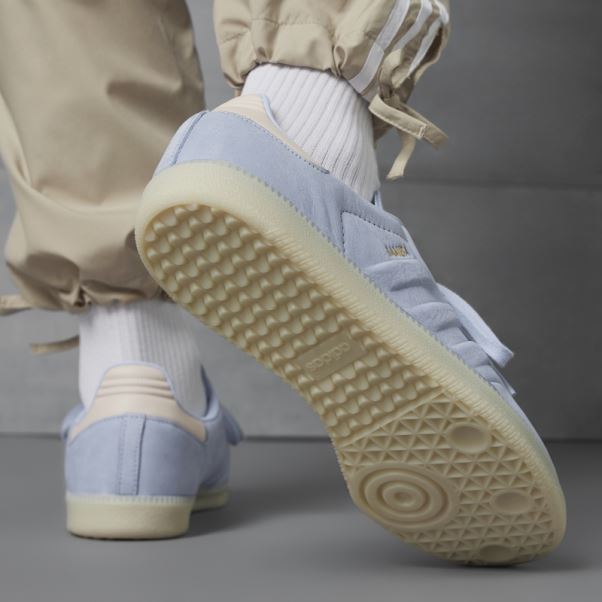 Chaussures De Samba Bleu Aube Adidas
