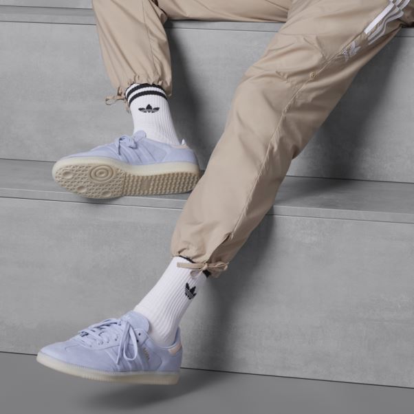 Chaussures De Samba Bleu Aube Adidas
