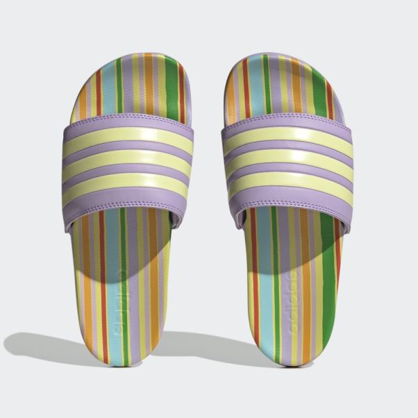 Adidas Adilette Comfort Sandales Violet Lueur