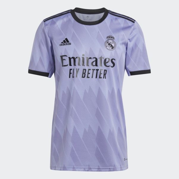 Maillot Exterieur Real Madrid 22/23 Violet Clair Adidas