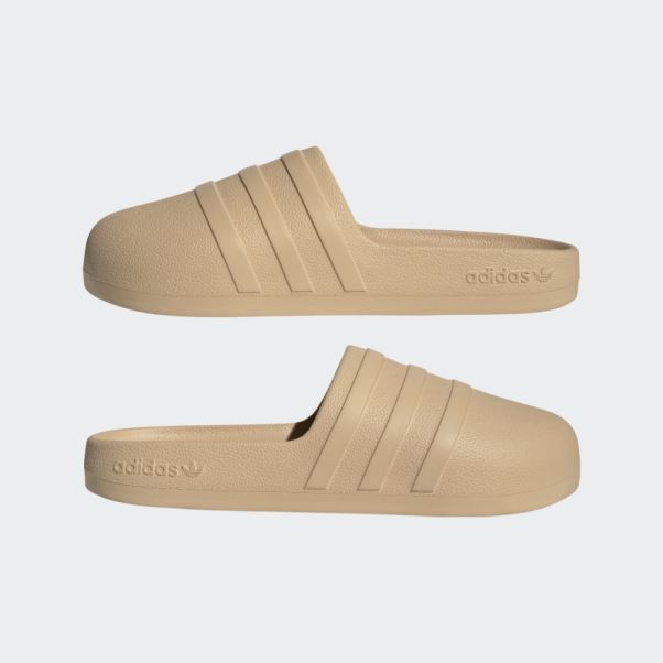 Claquettes Adifom Adilette Beiges Adidas