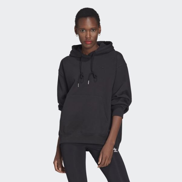 Sweat à Capuche Oversize Adicolor Noir Adidas