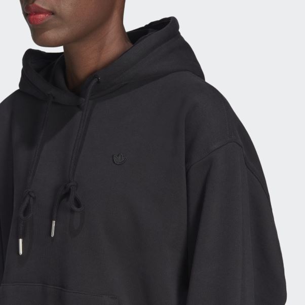 Sweat à Capuche Oversize Adicolor Noir Adidas