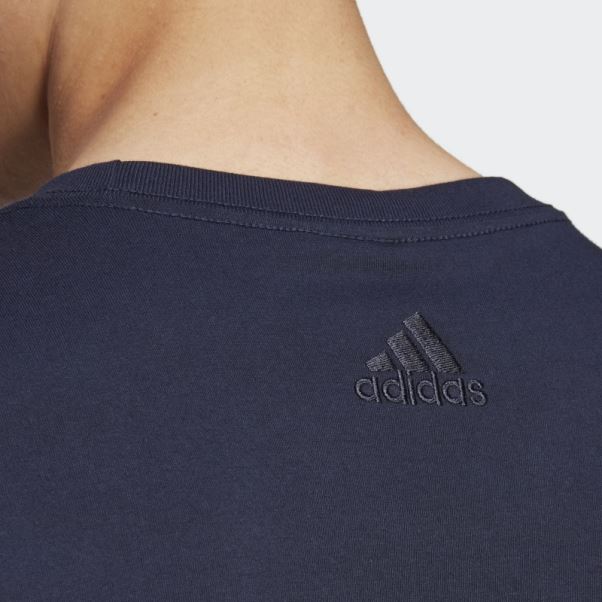 T-shirt Logo Brodé Linéaire En Jersey Simple Ink Essentials Adidas
