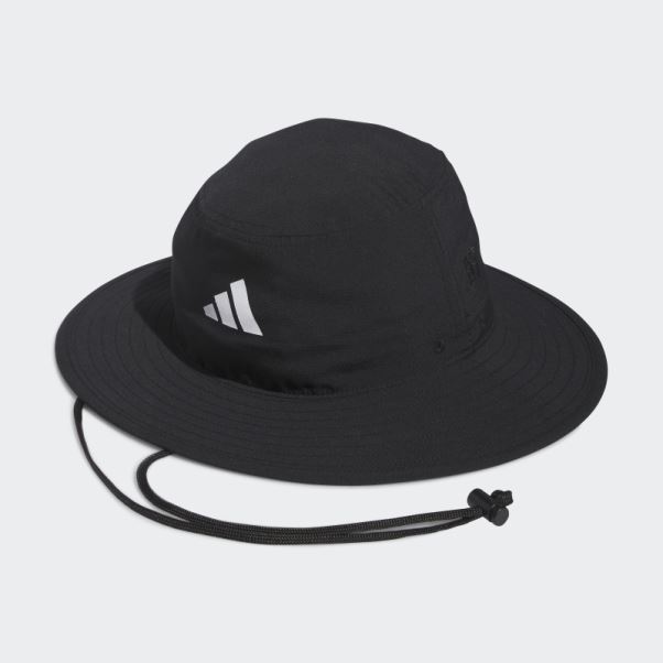 Chapeau Adidas Noir à Large Bord
