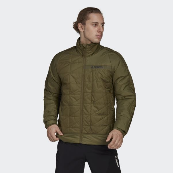 Veste Isolante Multi-synthétique Terrex Olive Adidas
