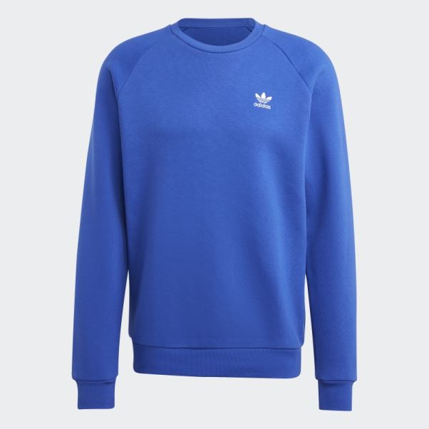 Sweat Ras Du Cou Essentiel Trèfle Bleu Adidas