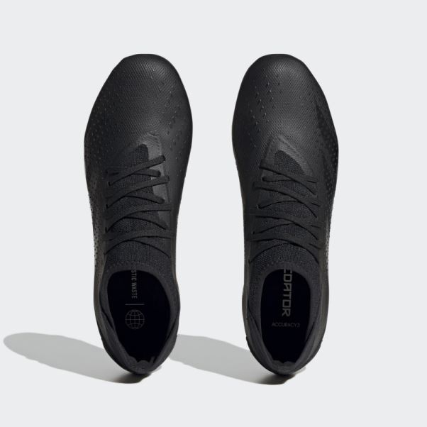 Adidas Predator Precision.3 Chaussures De Football Pour Terrain Ferme Blanc