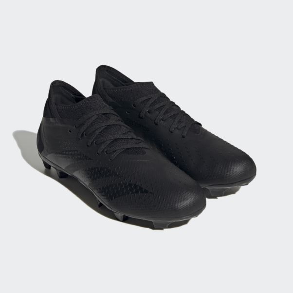 Adidas Predator Precision.3 Chaussures De Football Pour Terrain Ferme Blanc