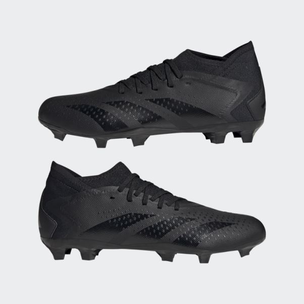 Adidas Predator Precision.3 Chaussures De Football Pour Terrain Ferme Blanc