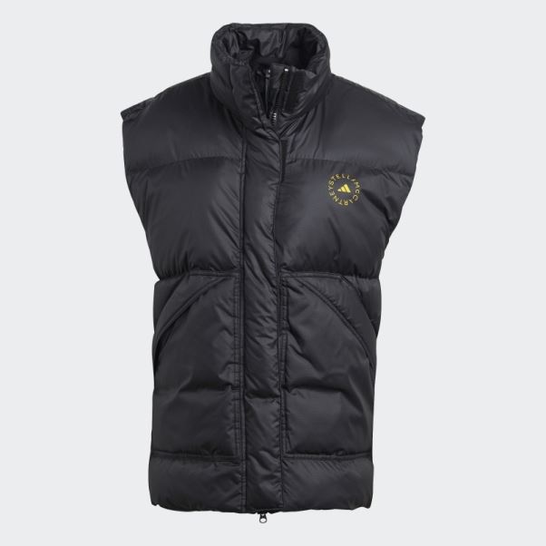 Adidas By Stella Mccartney Doudoune Hiver Sans Manches Noir
