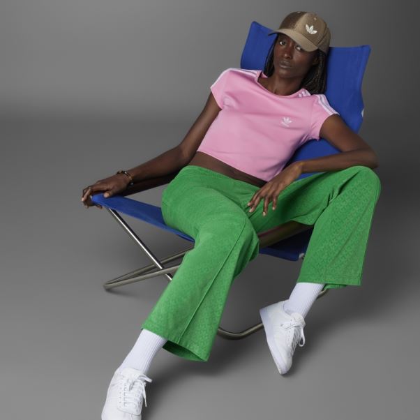 Pantalon Adidas Adicolor Heritage Now Velours Vert
