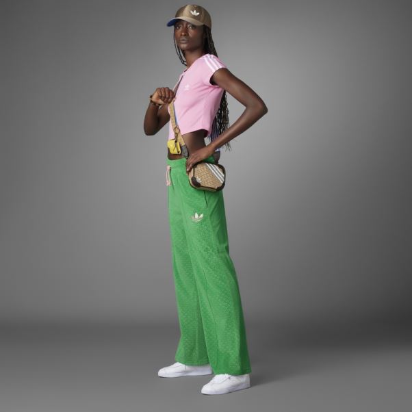 Pantalon Adidas Adicolor Heritage Now Velours Vert