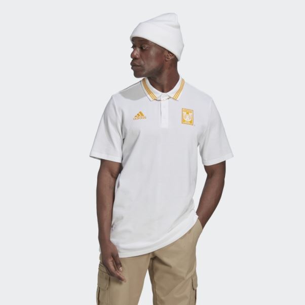 Polo Uanl Tigres Blanc Adidas